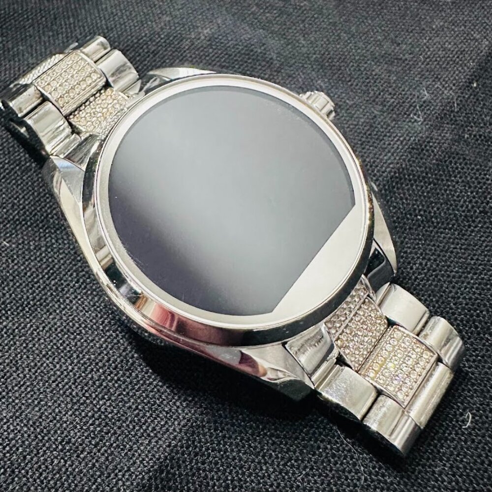 Michael Kors Silver with crystals Smart watch